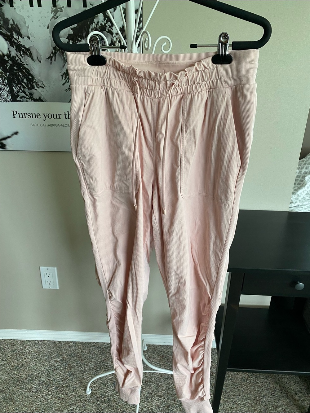 lululemon athletica Light Pink Waist Joggers